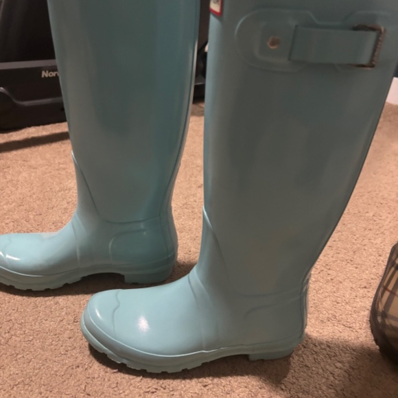 Hunter Rainboots (Tiffany Blue) - Picture 2 of 5